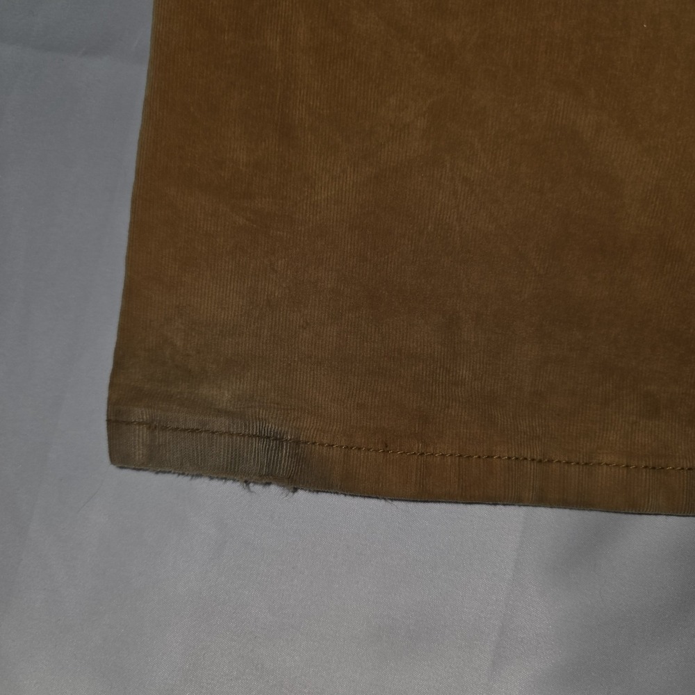 We the Free Flare Corduroy Pants Women 27 Pull-on Gold Yellow Tan Western Boho - Picture 7 of 14